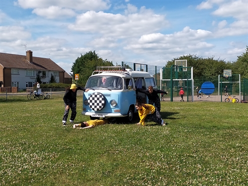 Pop Up Hip Hop at Ely High Barns With Cambridge Based Dance Group Sin Cru